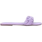 Sandalias lila de goma de cuero Pieces talla 38 para mujer 