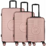 Set de maletas rosas rebajadas con ruedas Pierre Cardin 