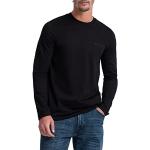 Camisas negras de algodón de manga larga manga larga Pierre Cardin talla L para hombre 