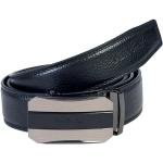 Cinturones negros de cuero con hebilla  largo 125 Pierre Cardin talla L para hombre 