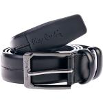 Cinturones negros de ante con hebilla  largo 130 Pierre Cardin talla L para hombre 