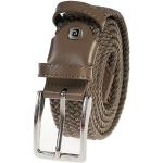 Cinturones beige de ante con hebilla  largo 130 trenzados Pierre Cardin con trenzado talla L para hombre 