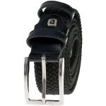 Cinturones negros de ante con hebilla  largo 130 trenzados Pierre Cardin con trenzado talla L para hombre 