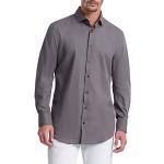 Camisas entalladas grises de algodón formales Pierre Cardin talla 3XL para hombre 