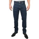 Jeans stretch orgánicos azul marino de algodón ancho W33 Pierre Cardin de materiales sostenibles para hombre 