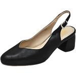 Zapatos negros de cuero de tacón Piesanto talla 40 para mujer 