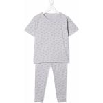Pijamas grises de algodón de manga corta infantiles rebajados BONPOINT 