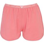 Pantalones rosas de algodón con pijama con logo Armani Emporio Armani para mujer 