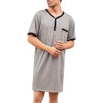 Camisetas grises de algodón de pijama  informales talla XL para hombre 