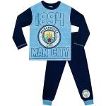 Pijamas Manchester City F.C. para Niños | Pijamas de Fútbol para Niños | Pijamas Oficiales Man City para Niños | Azul 5-6 años