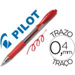 Pilot Pen G-2 Red Gel Ink -Retráctil -Con Grip