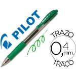 Pilot Pen G-2 Tinta Gel Verde -Retráctil -Con Grip