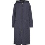 Abrigos azules de poliester con capucha  manga larga acolchados PINKO talla XS para mujer 