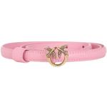 Cinturones rosas de cuero con hebilla  rebajados de verano vintage PINKO Love talla S para mujer 