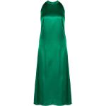 Vestidos largos verdes rebajados maxi con cuello alto PINKO talla M para mujer 