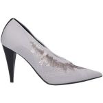 Zapatos grises de cuero de tacón PINKO con lentejuelas talla 39 para mujer 
