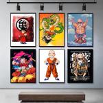 Accesorios decorativos de lona Dragon Ball Goku minimalista 