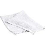 Pirulos 28011614 - Toquilla tricot texturas, 80 x 110 cm, color blanco
