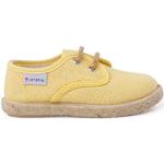 Zapatos amarillos pastel de lino Pisamonas talla 30 infantiles 