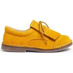 Zapatos blucher amarillos formales Pisamonas con flecos talla 20 para mujer 