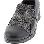 Zapatillas negras de goma de piel con tacón de 3 a 5cm informales Pitillos talla 36 para mujer 