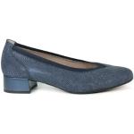Zapatos azules de tacón con elástico Pitillos talla 39 para mujer 