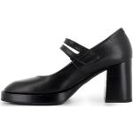 Zapatos negros de piel de tacón rebajados Pitillos talla 37 para mujer 