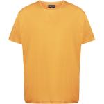 Camisetas amarillas de algodón de cuello redondo rebajadas manga corta con cuello redondo ROBERTO COLLINA talla L para hombre 