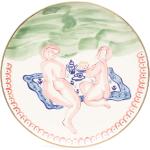 Platos multicolor de cerámica de porcelana 