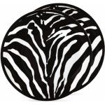 Platos negros de porcelana de porcelana aptos para lavavajillas zebra Dolce & Gabbana 