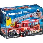 PLAYMOBIL City Action 9463 Camión de Bomberos con Escalera, Luces y Sonido, A Partir de 5 años