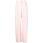 Pantalones clásicos rosa pastel de lana rebajados ancho W38 Alexander McQueen talla XL para mujer 