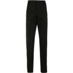 Pantalones clásicos negros de algodón ancho W46 Dolce & Gabbana para hombre 