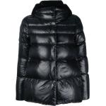 Abrigos negros de poliester con capucha  rebajados manga larga acolchados HERNO talla 5XL para mujer 