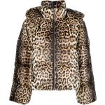 Abrigos marrones de poliester con capucha  rebajados leopardo Roberto Cavalli talla 3XL para mujer 