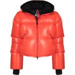 Abrigos naranja con capucha  rebajados manga larga acolchados talla 3XL para mujer 