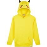Sudaderas amarillas de algodón con capucha infantiles Pokemon Pikachu 4 años 