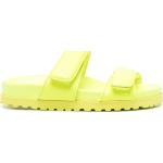 Sandalias amarillas fluorescentes de goma de cuero Gia Borghini talla 39 para mujer 