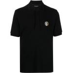 Camisetas deportivas negras de algodón manga corta con logo Plein Sport para hombre 