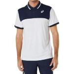 Polo de tenis para hombre Asics Court Polo Shirt - brilliant white/midnight S