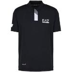 Polos negros de jersey de tenis Armani EA7 talla XL para hombre 