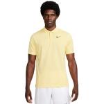 Polos amarillos de tenis Nike Dri-Fit talla L para hombre 