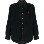 Camisas negras de algodón de manga larga rebajadas manga larga Ralph Lauren Polo Ralph Lauren para hombre 