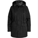 Abrigos negros de algodón con capucha  impermeables Ralph Lauren Polo Ralph Lauren talla M para mujer 