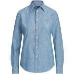 Camisas estampadas azules de algodón con logo Ralph Lauren Polo Ralph Lauren talla M para mujer 