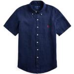Camisas azules de gasa de lino  manga corta Ralph Lauren Polo Ralph Lauren talla XS para hombre 