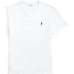 Camisetas blancas de algodón de manga corta tallas grandes manga corta con escote V con logo Ralph Lauren Polo Ralph Lauren talla XXL para hombre 