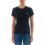 Camisetas negras de algodón de algodón  con logo Ralph Lauren Polo Ralph Lauren talla XS para mujer 