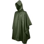 Abrigos verdes de poliester con capucha  impermeables Talla Única para mujer 