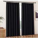 Accesorios negros de poliester para cortinas térmicos contemporáneo 